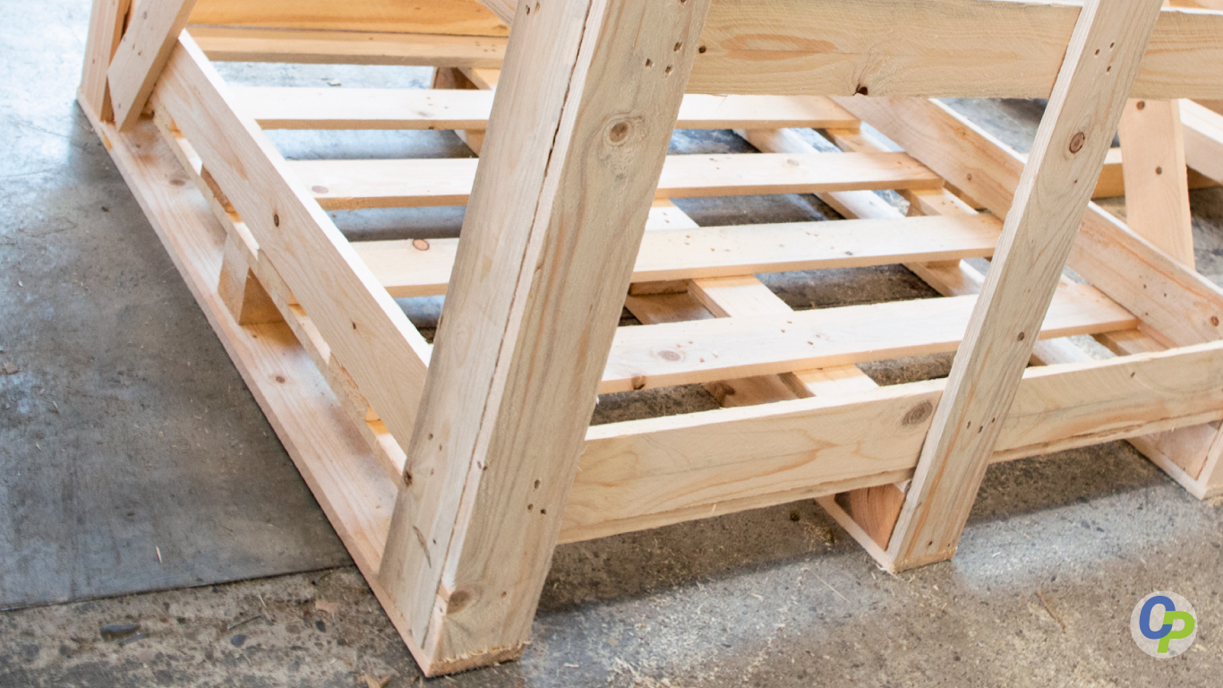 gabbia in legno 4 vie