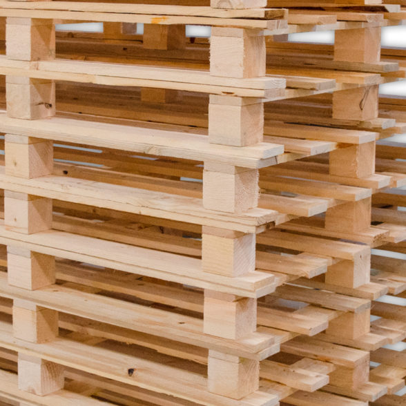 PALLET 4VIE TIPO EUR CON RIENTRO 5CM
