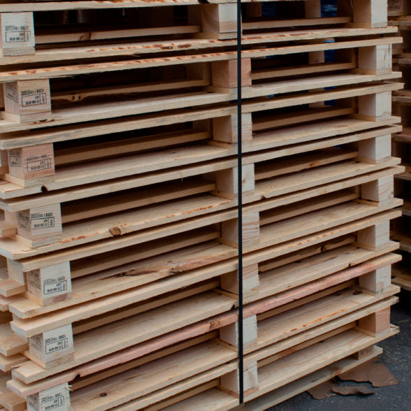 PALLET 4VIE TIPO EUR CON RIENTRO 5CM