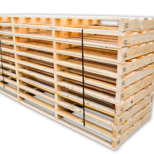 PALLET 2VIE CON TAVOLE DI RINFORZO