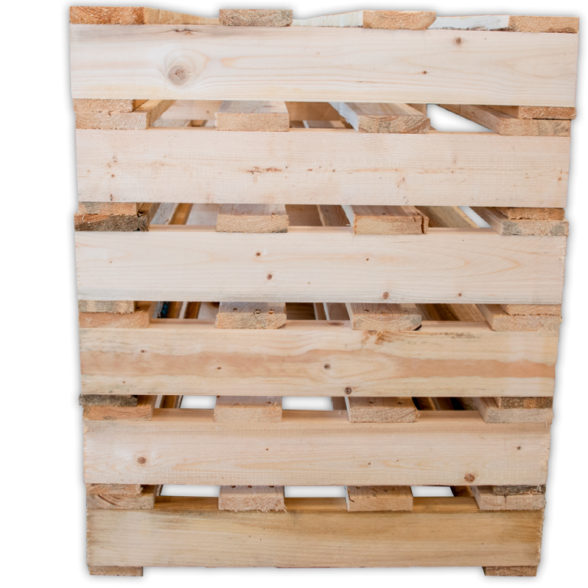 PALLET 2VIE CON TAVOLE DI RINFORZO